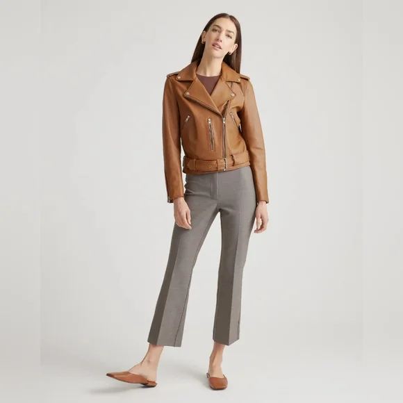 NEW Quince Second Skin High Neck Bodysuit Cocoa S - Picture 6 of 6